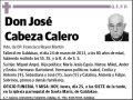 CABEZA CALERO,JOSE