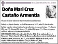 CASTAÑO ARMENTIA,MARIA CRUZ