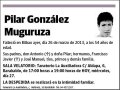 GONZALEZ MUGURAZA,PILAR