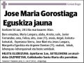 GOROSTIAGA EGUSKIZA,JOSE MARIA