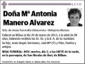 MANERO ALVAREZ,Mª ANTONIA