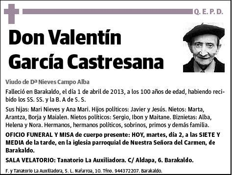 GARCIA CASTRESANA,VALENTIN