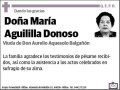 AGUILILLA DONOSO,MARIA