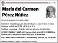 PEREZ NUÑEZ,MARIA DEL CARMEN