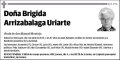 ARRIZABALAGA URIARTE,BRIGIDA