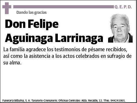 AGUINAGA LARRINAGA,FELIPE