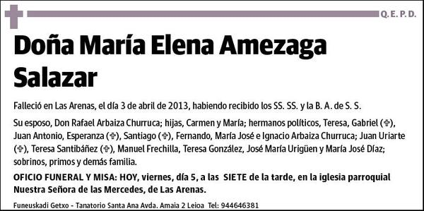 AMEZAGA SALAZAR,MARIA ELENA