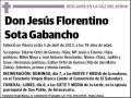 SOTA GABANCHO,JESUS FLORENTINO