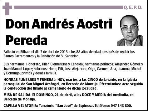 AOSTRI PEREDA,ANDRES
