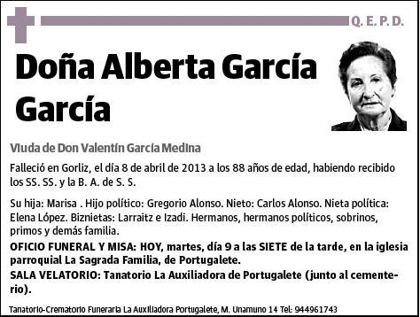GARCIA GARCIA,ALBERTA