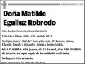 EGUILUZ ROBREDO,MATILDE