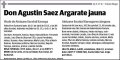 SAEZ ARGARATE,AGUSTIN