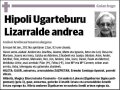 UGARTEBURU LIZARRALDE,HIPOLI