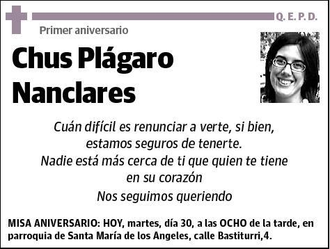 PLAGARO NANCLARES,CHUS