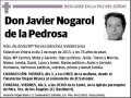 NOGAROL DE LA PEDROSA,JAVIER
