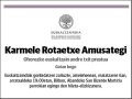 ROTAETXE AMUSATEGI,KARMELE