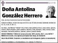 GONZALEZ HERRERO,ANTOLINA
