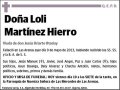 MARTINEZ HIERRO,LOLI