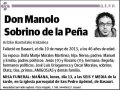 SOBRINO DE LA PEÑA,MANOLO