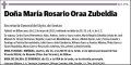 ORAA ZUBELDIA,MARIA ROSARIO
