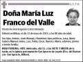 FRANCO DEL VALLE,MARIA LUZ