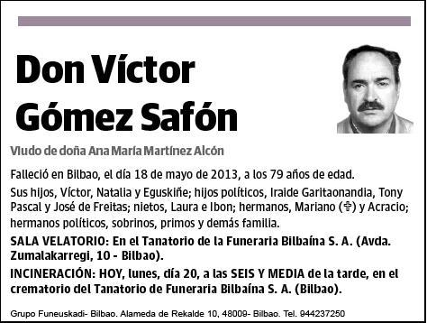 GOMEZ SAFON,VICTOR