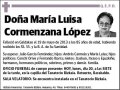 CORMENZANA LOPEZ,MARIA LUISA