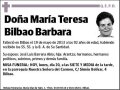 BILBAO BARBARA,MARIA TERESA