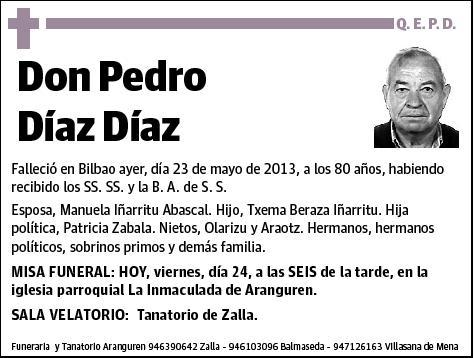 DIAZ DIAZ,PEDRO