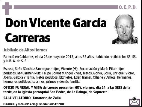 GARCIA CARRERAS,VICENTE