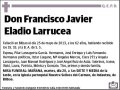 ELADIO LARRUCEA,FRANCISCO JAVIER