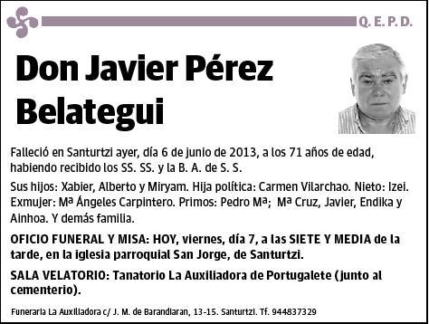 PEREZ BELATEGUI,JAVIER