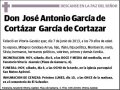 GARCIA DE CORTAZAR GARCIA DE CORTAZAR,ANTONIO