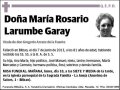 LARUMBE GARAY,MARIA ROSARIO