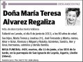 ALVAREZ REGALIZA,MARIA TERESA