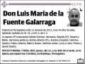 DE LA FUENTE GALARRAGA,LUIS MARIA