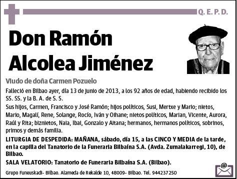 ALCOLEA JIMENEZ,RAMON
