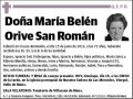 ORIVE SAN ROMAN,MARIA BELEN