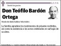 BARDON ORTEGA,TEOFILO