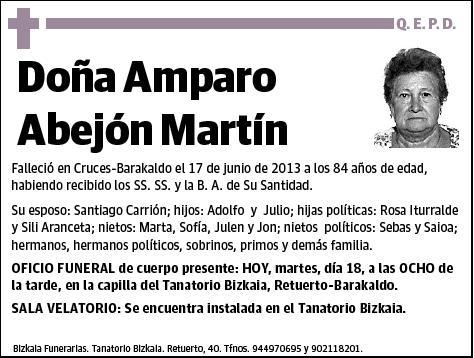 ABEJON MARTIN,AMPARO