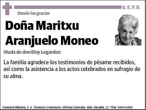 ARANJUELO MONEO,MARITXU