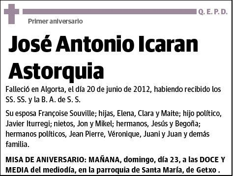 ICARAN ASTORQUIA,JOSE ANTONIO
