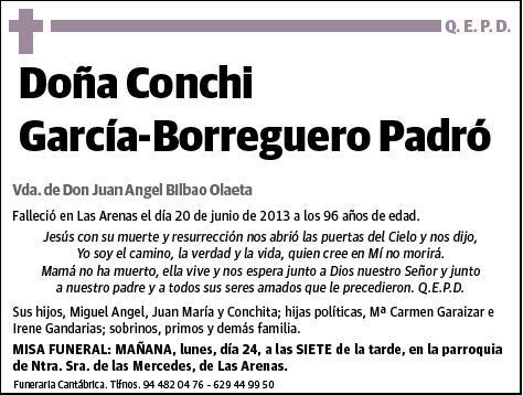 GARCIA-BORREGUERO PADRO,CONCHI