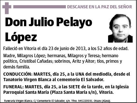 PELAYO LOPEZ,JULIO