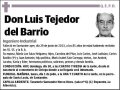 TEJEDOR DEL BARRIO,LUIS
