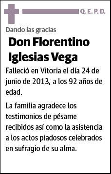 IGLESIAS VEGA,FLORENTINO