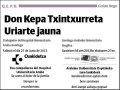 TXINTXURRETA URIATE,KEPA