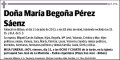 PEREZ SAENZ,MARIA BEGOÑA