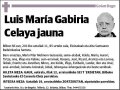 GABIRIA CELAYA,LUIS MARIA