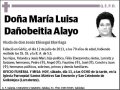 DAÑOBEITIA ALAYO,MARIA LUISA